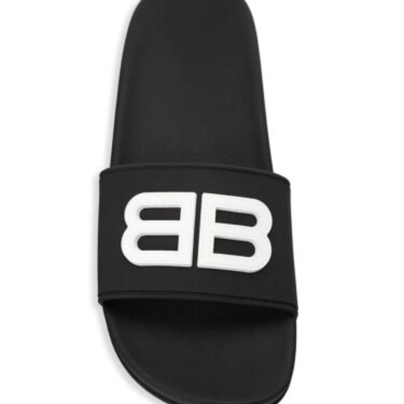 BALENCIAGA Pool BB Slide Sandal - Picture 5 of 6